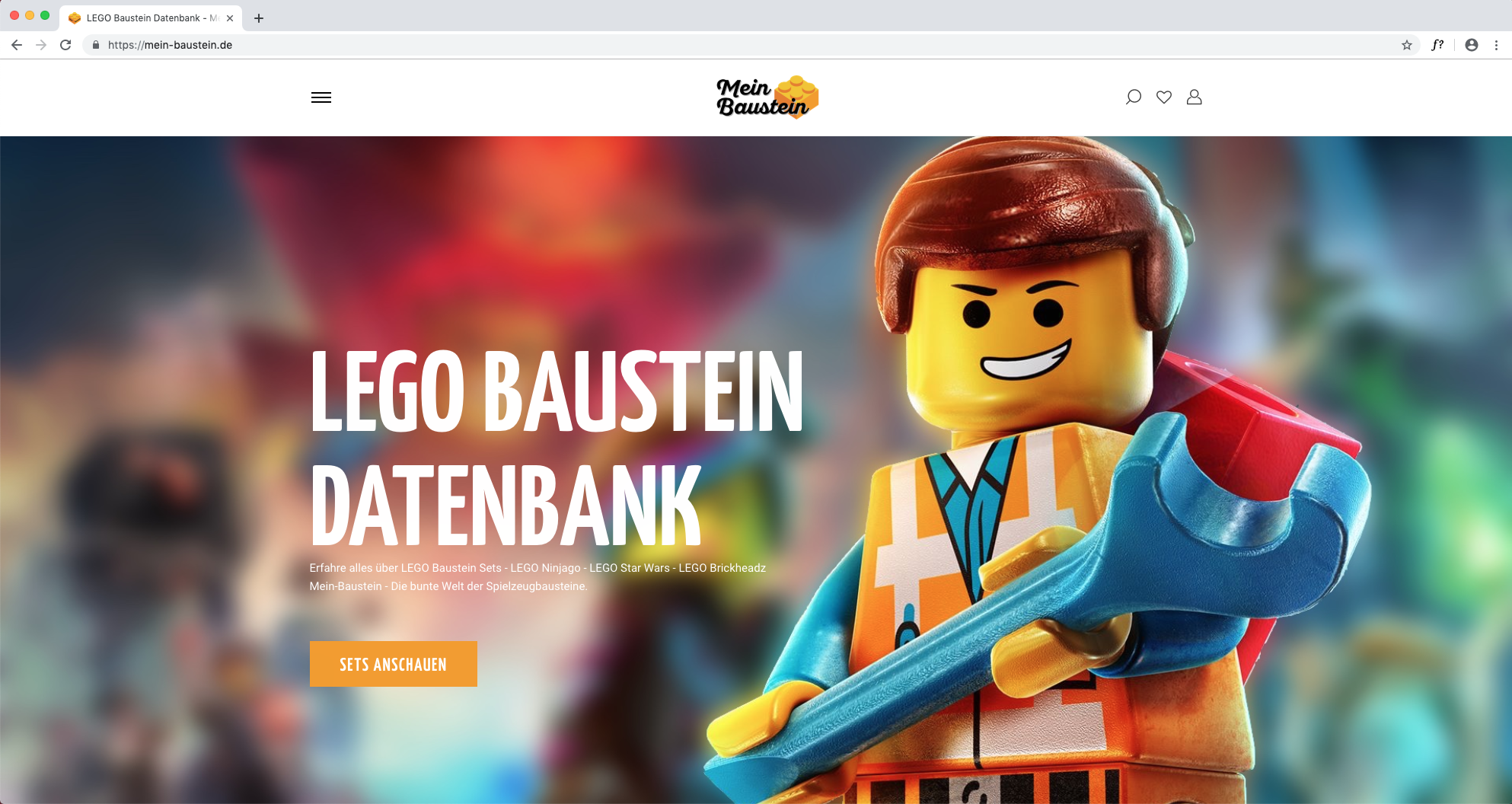 Mein-Baustein Redesign der Startseite