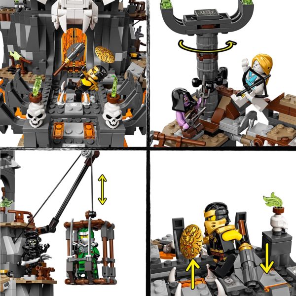 LEGO NINJAGO 71722 - Verlies des Totenkopfmagiers
