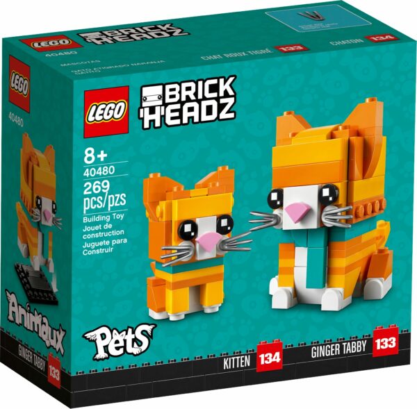 LEGO BrickHeadz Rot getigerte Katze 40480