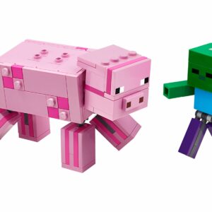 LEGO Minecraft BigFig Schwein mit Zombiebaby 21157
